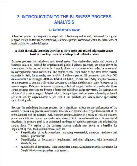 Process Analysis - 11+ Examples, Format, Pdf