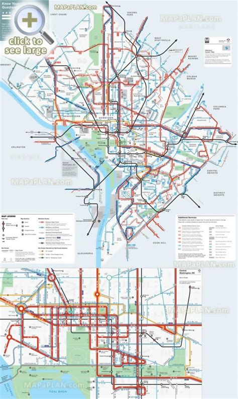 Tourist Map Of Washington Dc Printable