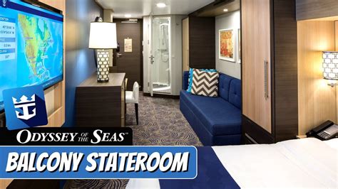 Odyssey of the Seas | Balcony Stateroom | Full Walkthrough Tour & Review 4K - YouTube