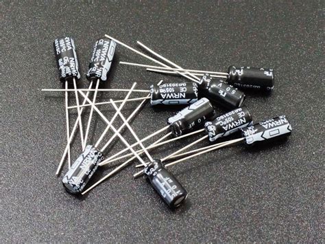 Capacitor Electrolytic 10uF 50V (10-Pack) - ProtoSupplies