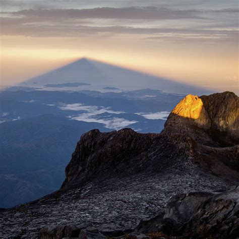 Mount Kinabalu Sunrise Photograph by Dave Bowman