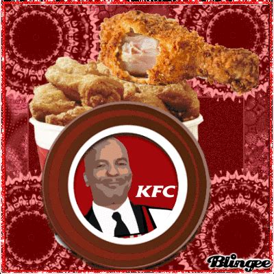 an image of kfc chicken nuggets in a cup with the kfc logo on it