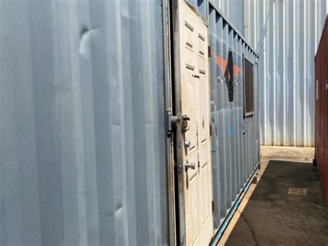 SHIPPING CONTAINER, CONEX BOX, renovated as a mobile office ...