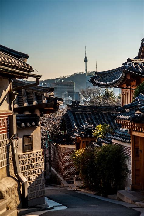 HD wallpaper: seoul, south korea, bukchon hanok village, city ...