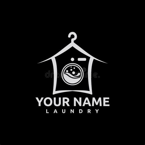 Modern and Elegant Laundry Logo Vector Illustration Design Stock Vector ...