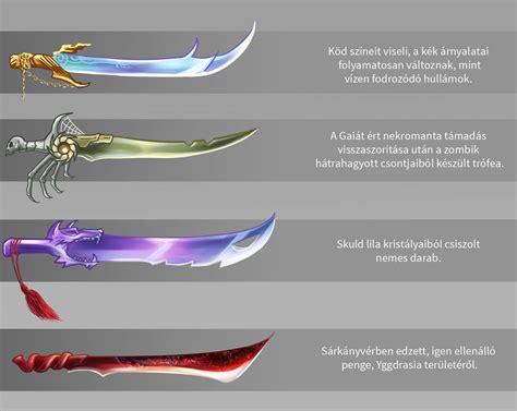 Curved swords by Azzedar-san on DeviantArt