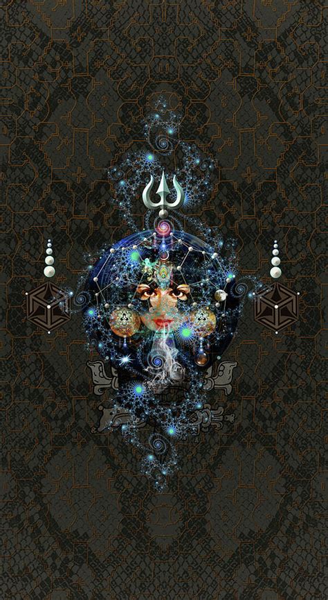 Cosmic Shiva Long Digital Art by Kailas Arts - Fine Art America