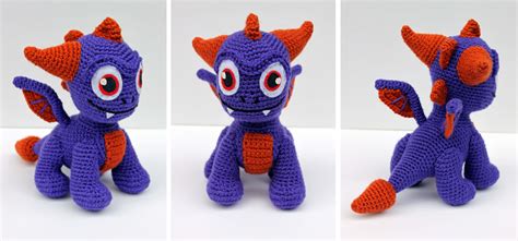 spry__baby_skylanders_spyro__amigurumi_by_bandotaku-d88rcwb.jpg 9,608×4,486 pixels | Knitting ...