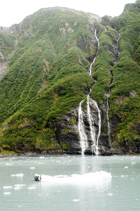 Waterfall Near Glaciers - Prince William Sound, Alaska | Flickr