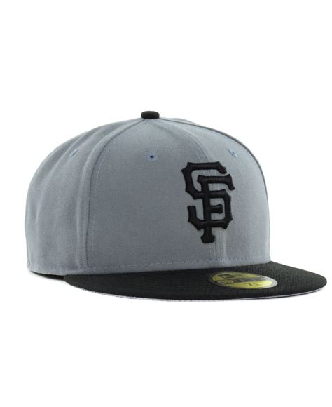 New Era San Francisco Giants Fc Gray Black 59Fifty Cap in Gray for Men ...