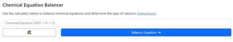 6 Best Balance Chemical Equations Calculator - JSCalc Blog