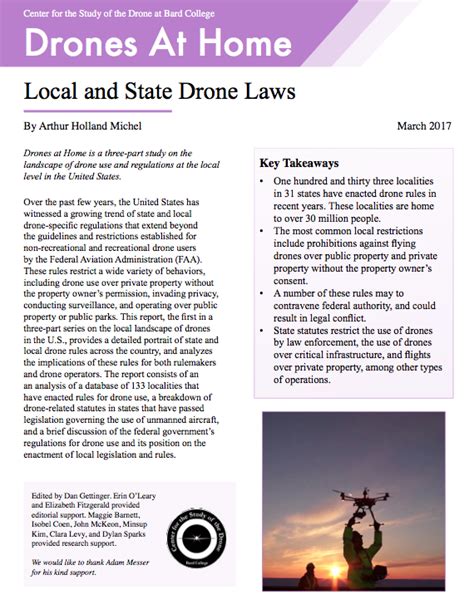 Local and State Drone Laws