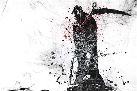 Black scythe wallpaper, death, ink wash paintings, Grim Reaper HD wallpaper | Wallpaper Flare