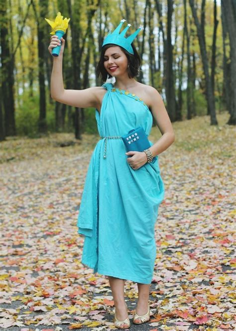 Halloween 2015: DIY Statue of Liberty Costume! | Someone Like You Diy Statue Of Liberty Costume ...