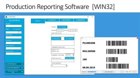 OQC Reporting, Process Monitors, Production Status board On the Mixe…