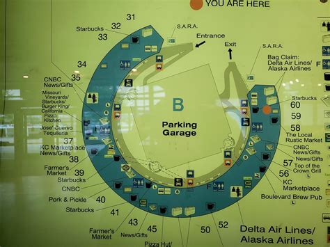 Map Of Kansas City Airport Terminal