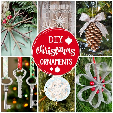 25 DIY Christmas Ornaments to Make This Year - Crazy Little Projects