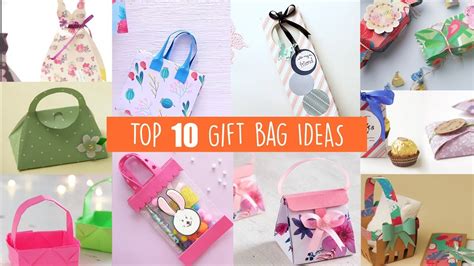 Top 10 Gift Bag Ideas | Gift Wrapping Ideas - YouTube