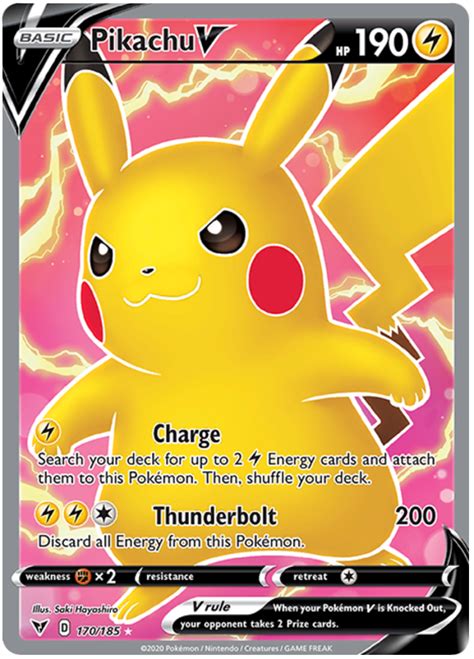 Pikachu V - Vivid Voltage #170 Pokemon Card