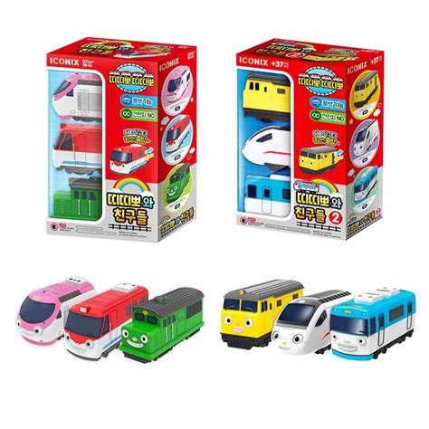 Titipo Pullback Train Series Mini Train 3 Pcs Set x 2 Pcs Kids Play Toy 2019 New | Shopee Singapore