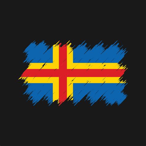 Aland Islands Flag Brush. National Flag 9228080 Vector Art at Vecteezy