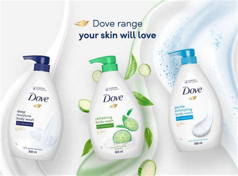 Dove Deep Moisture Body Wash 800 ml