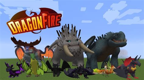 Dragon Fire Mod Showcase | Minecraft - YouTube