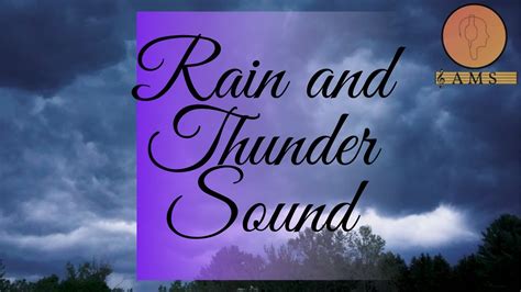 Relaxing Rain and Thunder Sounds - YouTube