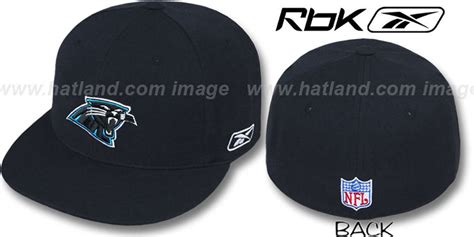 Carolina Panthers COACHES Black Fitted Hat by Reebok