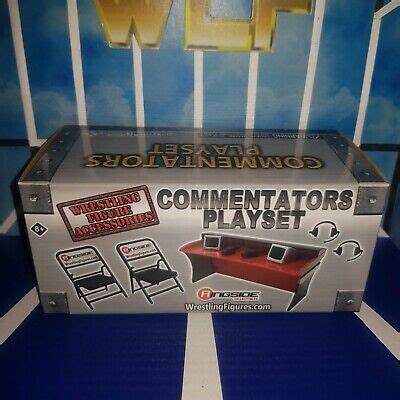 Commentators Announce Table Playset - RSC - WWE Wrestling Figure ...