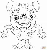 Cute Alien Monster coloring Page  Free Printable Coloring Pages sketch template