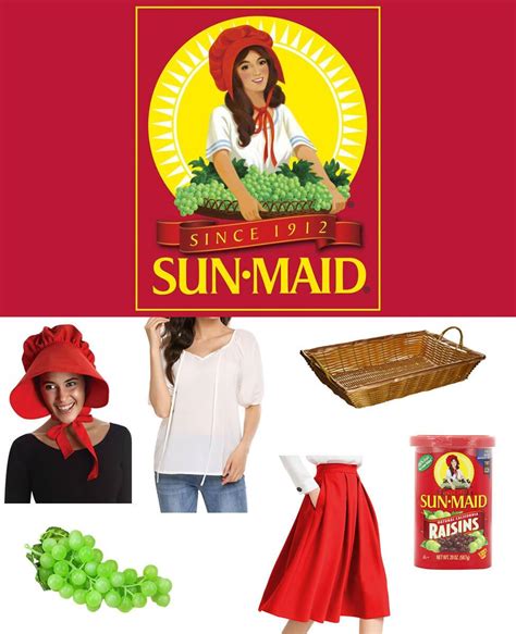 Sun-Maid Raisin Girl Costume | Carbon Costume | DIY Dress-Up Guides for Cosplay & Halloween