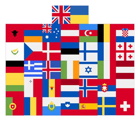 Buy Eurovision Flag and Bunting Party Pack (all 37 competing countries) - SAVE 10%!