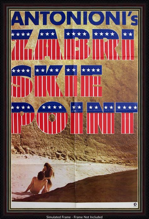 Zabriskie Point (1970) One-Sheet Movie Poster - Original Film Art - Vintage Movie Posters