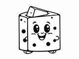Cheese Coloring Sheet For Kids  Page sketch template
