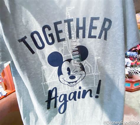 PHOTOS: Disney World Is Now Selling Official Welcome Back Merchandise! | the disney food blog