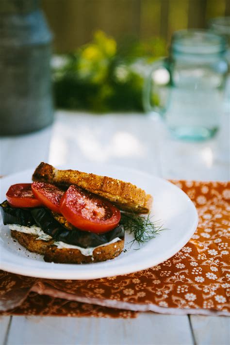 Roasted Eggplant Sandwich