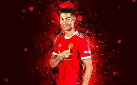 Download wallpapers 4k, Cristiano Ronaldo Manchester United, football ...