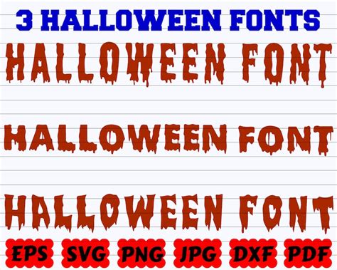 Halloween Font SVG Font SVG Halloween Alphabet SVG - Etsy