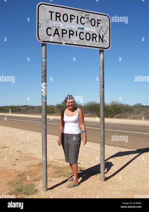 Tropic of Capricorn sign, Western Australia Stock Photo - Alamy