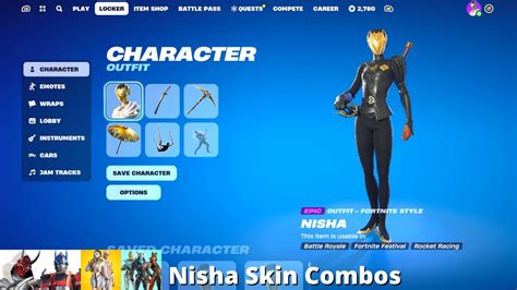 Nisha Skin Combos (Fortnite Battle Royale) - YouTube