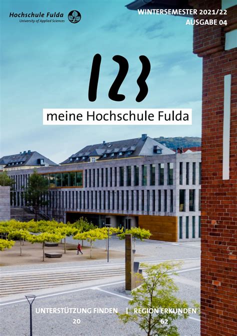 123 Das Magazin der Hochschule Fulda 2021 by Hochschule Fulda - Issuu