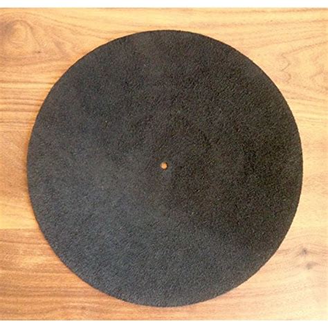 Premium Leather Deer Hide Turntable Mat