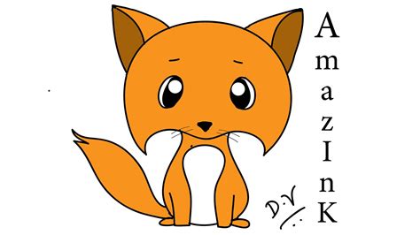 Fox Simple Drawing at GetDrawings | Free download