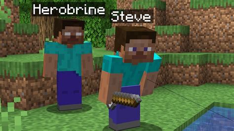 HEROBRINE DISLIKE STEVE. TRUE STORY - YouTube