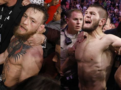 Conor McGregor vs. Khabib Nurmagomedov devolved into chaos after their UFC 229 fight HD ...