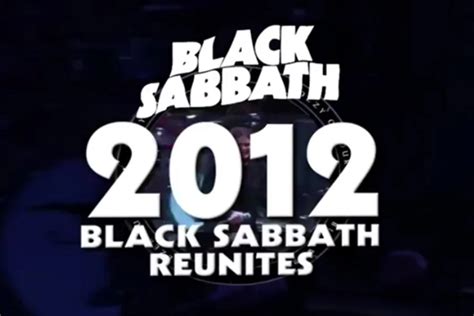 Black Sabbath Officially Announce Reunion, New Album and 2012 World Tour