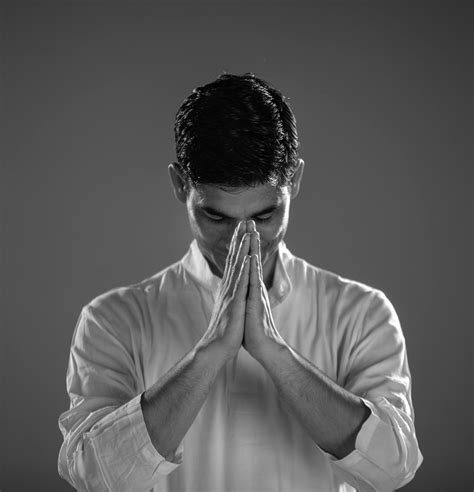 A Man Doing Praying Hands · Free Stock Photo