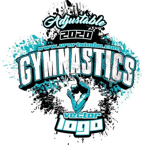 GYMNASTICS Vector Logo Design 301 - UrArtStudio