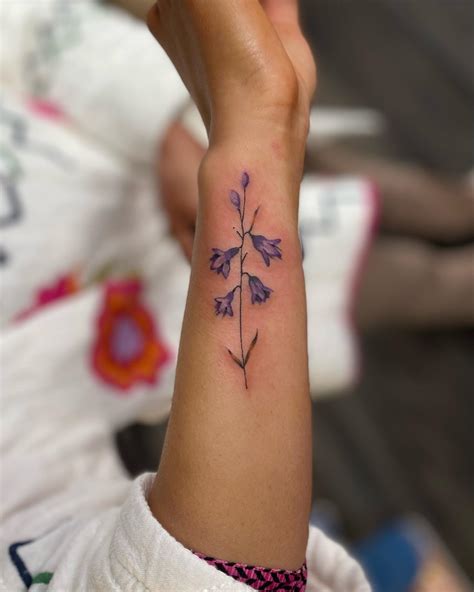 40+ Best Bluebell Flower Tattoo For Women - December 2023